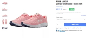 Zapatillas Under Armour Running Surge 2 por 29,99€