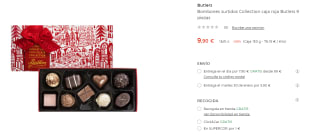 Butlers Bombones surtidos Collection caja roja 9 piezas por 9,90€