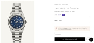 Jacques du Manoir Inspiration Roman horloge JWL01307 voor €62,70 bij De Bijenkorf