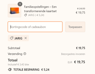 Vertellis voor 21% korting op je bestelling