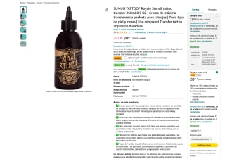 Stencil tattoo transfer de Sumun Tattoo por solo 16,03€