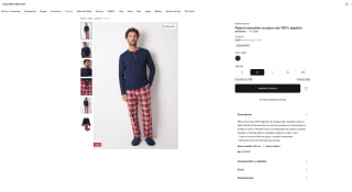 3 Set de pijamas familiares cuadros rojos por 30,54€ Promoción 3x2