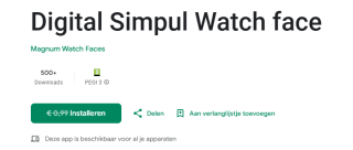 13 gratis Watchfaces Watch face voor Android