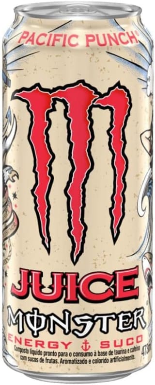Energético da Monster, sabor Pacific Punch com 10 uni de 473ml - R$ 76,41