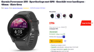 Garmin Forerunner 255 smartwatch voor €179 bij Bol