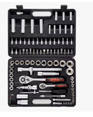 Caja de herramientas Casals Juego de Llaves de 94 Piezas | Acero Cromo Vanadio por 46.99€