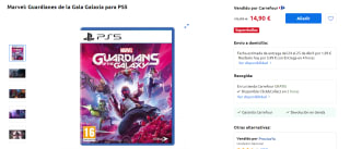 Videojuego Marvel: Guardianes de la Galaxia PS5 por 14,490€