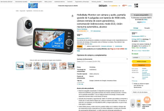 HelloBaby Monitor con cámara y audio por solo 49,99€