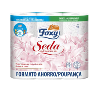 Foxy Papel Higiénico Seda 36 Rollos por 13,85€