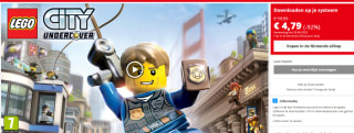 Lego City Undercover voor €4,79 in de Nintendo eShop