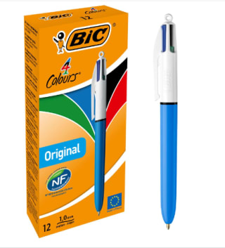 Pack x12 boligrafos Bic 4 colores por 14.19€