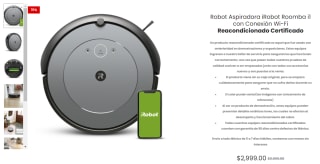 Robot Aspiradora iRobot Roomba i1 por $2,999