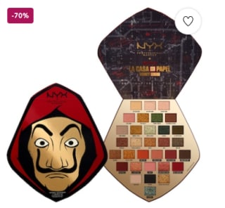 NYX La Casa De Papel oogschaduwpalet voor €12,69 bij Douglas