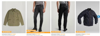 20% extra korting op de G-Star Outlet: tot 80%