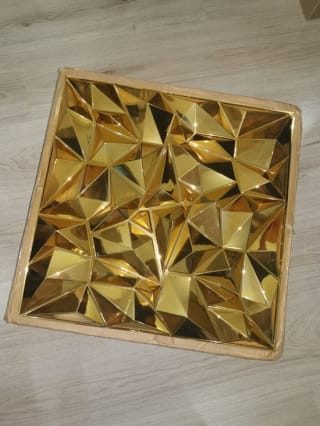 3D wandpanelen GOUD voor €164,99 bij Bol.com