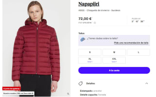 Chaqueta Napapijri ABEE por 72€