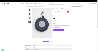Parlante Bluetooth Negro por solo 3.990