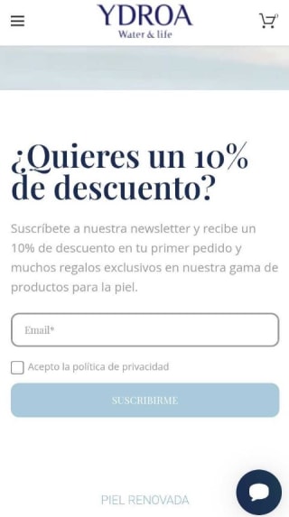 Descuento de -10% para tu primer pedido