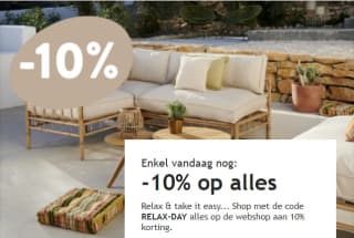10% korting op alles bij CASA
