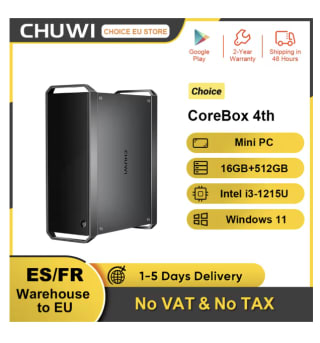 CHUWI CoreBox 4th i3-1215U 16 GB LPDDR5 512 GB SSD WIFI 6 BT 5.1 Windows 11 por solo 187,28€