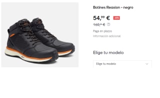 Botines de Hombre Timberland Reaxion por 54.99€