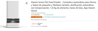 Xiaomi Smart Pet Food Feeder por 52.81€