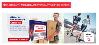 Muestra gratis de Tendoactive a domicilio