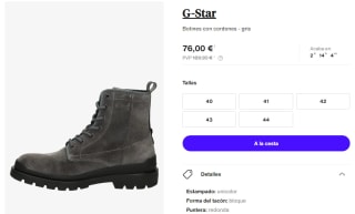 Botines G-STAR RAW por 64,60€