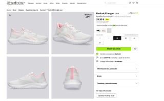 Zapatillas Reebok Energen Lux Running Mujer por solo 19,99€