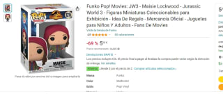 Funko Pop! Movies: JW3 - Maisie Lockwood - Jurassic World 3 por 5€