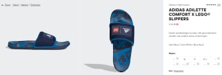 Adidas Adilette Comfort X Lego slippers voor €20