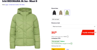 ICHI Zorana dames jas voor €21,26 bij Bol