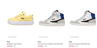 20% extra korting op FILA sneakers in de sale tot 60% bij Otrium