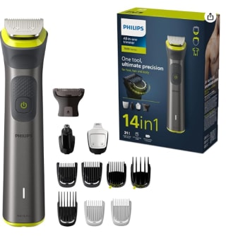 Philips Recortadora de Barba Serie 7000, Máquina Cortar Pelo, Cortapelos Hombre, Kit 14 en 1 por 45.99€
