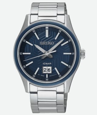 Seiko Sports Stainless Steel Blue Dial Quartz SUR559P1 100M à 334,43€