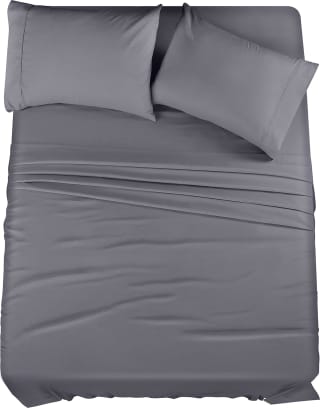 Utopia Bedding Juego de Sábanas 4 Piezas - Microfibra Cepillada Gris por 21,49€