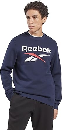 Reebok Identity fleece Crew heren Sweater voor €16,50 bij Amazon