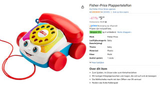 Fisher-Price Peutertelefoon met Trektouw voor €5,89 bij Amazon