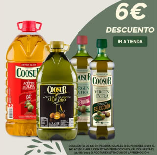 -6€ de Descuento Aceite Coosur.