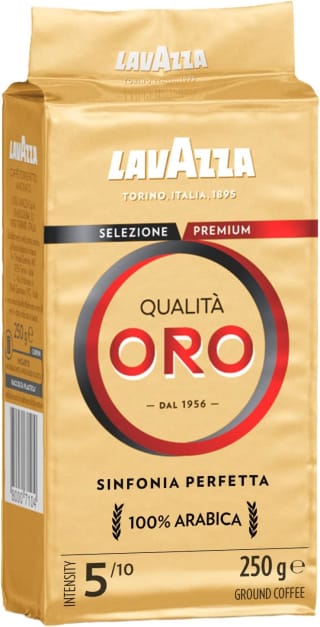 3 paquetes Lavazza Café Molido Qualità Oro, 250g por 9,16€