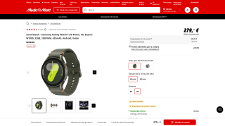 Samsung Galaxy Watch7 LTE por 279€