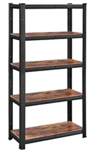 Songmics stellingkast (150 x 75 x 30 cm) voor €32,99 bij Amazon.nl