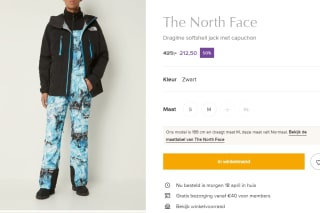 THE NORTH FACE Dragline Jacket voor €212,50 bij de Bijenkorf