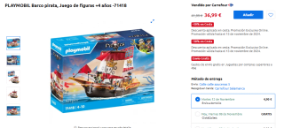 30% Extra descuento en Playmobil en Carrefour grandes ofertas