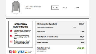 Jack & Jones Herenhoodie voor €8,99 bij Kruidvat