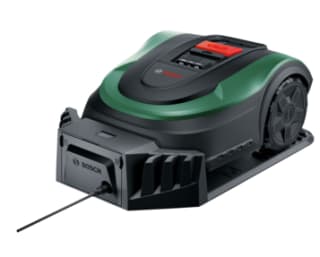 Bosch XS300 indego robotmaaier + garage voor €399 bij Gamma