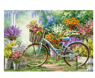 Kit de punto de cruz modelo bicicleta por por 8,74€