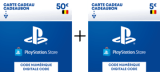 €5 PlayStation Card gratis bij aankoop van een €50 card