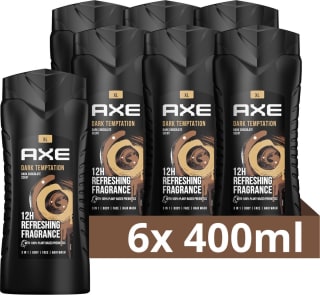 AXE 3-in-1 Douchegel Dark Temptation 6 x 400ml voor €20,85 bij Amazon