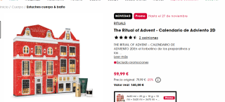 Calendario The Ritual of Advent por 59,99€